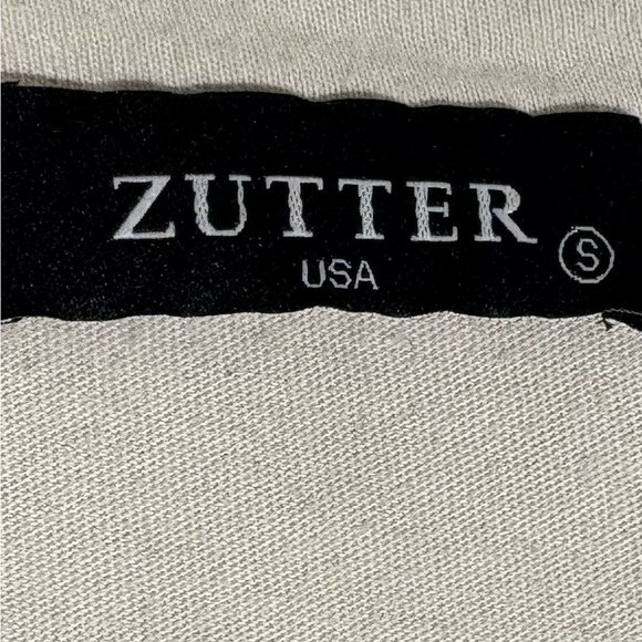 Zutter USA Dream On Dreamer Beige Long Sleeve Crop Top - Picture 2 of 5